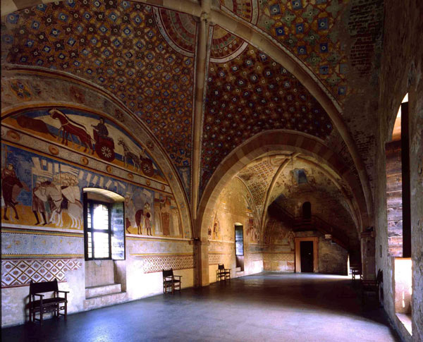 Sala di giustizia rocca Angera m